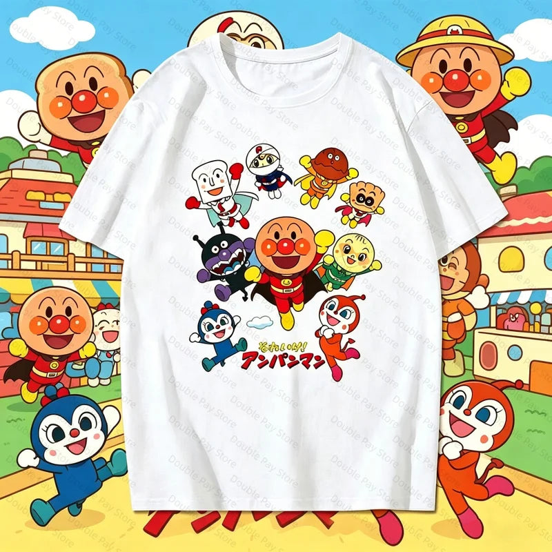Unisex Short Sleeve Graphic T-Shirt Summer Tops Casual Streetwear