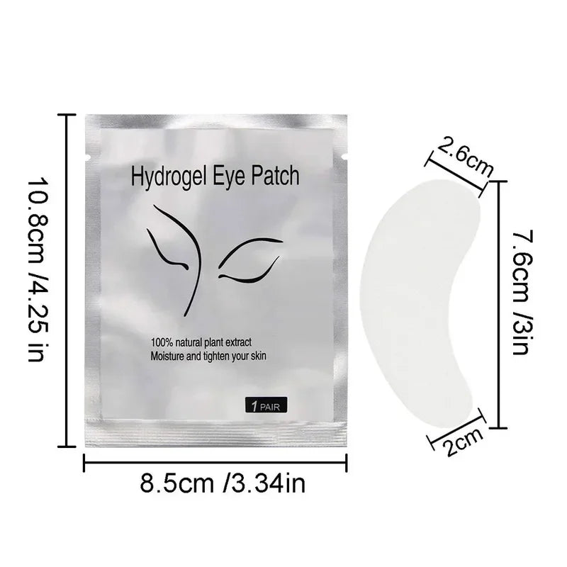 Disposable Under Eye Pads for Eyelash Extensions Lint-Free Gel Patches