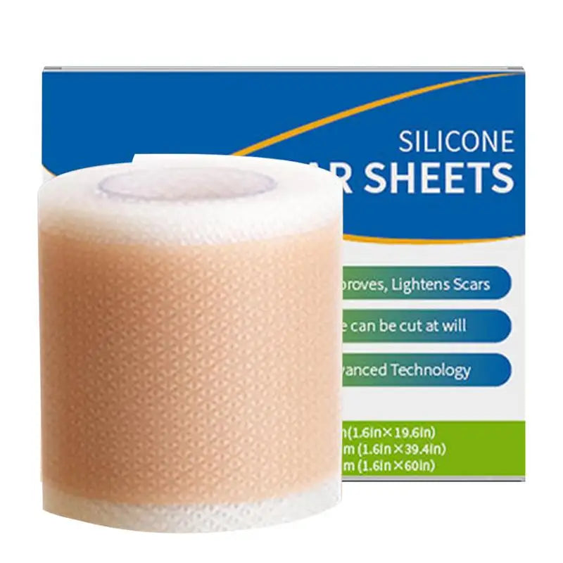 Waterproof Silicone Scar Sheets - Medical Grade Hypoallergenic Tape for C-Section Keloid Burns