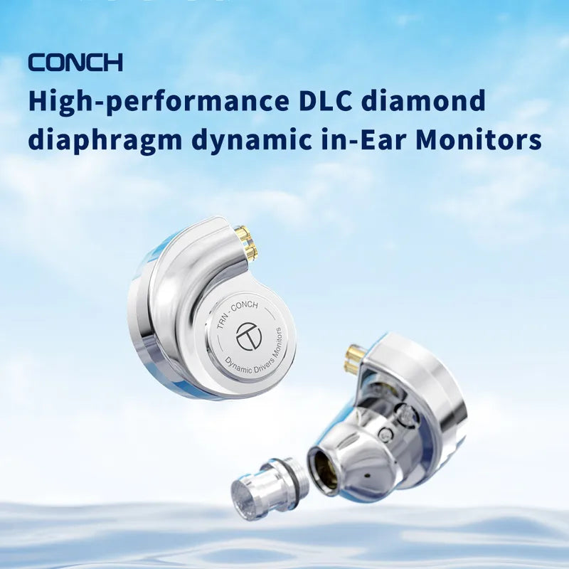 High-Performance In-Ear Monitors with Diamond Diaphragm & Detachable Cables