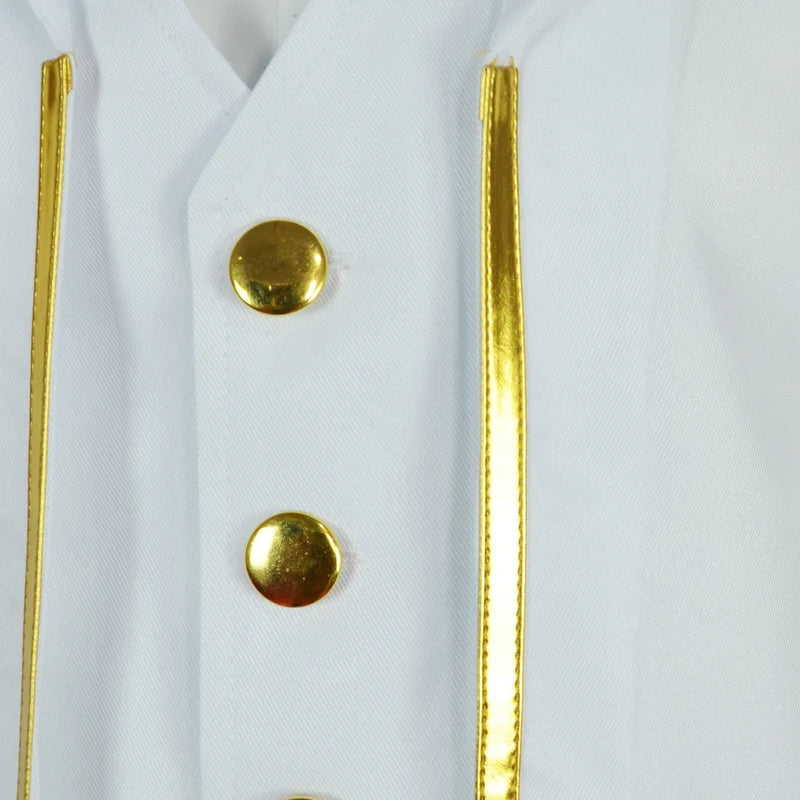Men's Vintage Tuxedo Costume for Stage Performance - Medieval Punk Style