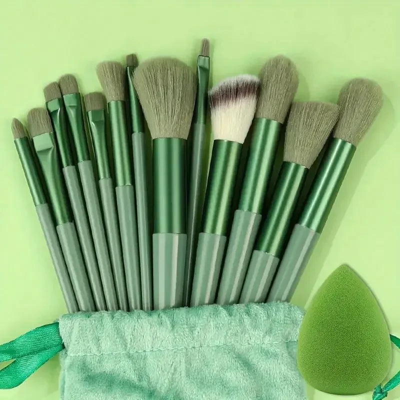 Makeup Brush Set 13-16 Pcs Soft Fluffy Professional Cosmetic Tools for Face & Eyes