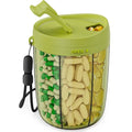 6 Compartments Plastic Pill Dispenser with Wide Opening BPA-Free Storage Box
