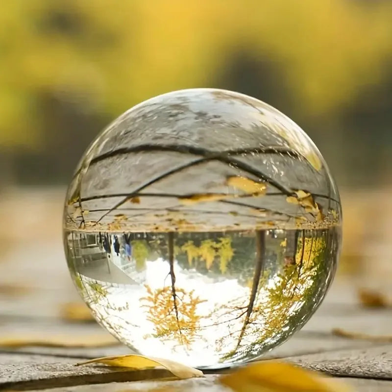 100mm Clear Glass Crystal Ball Photography Prop Feng Shui Home Decor Sphere