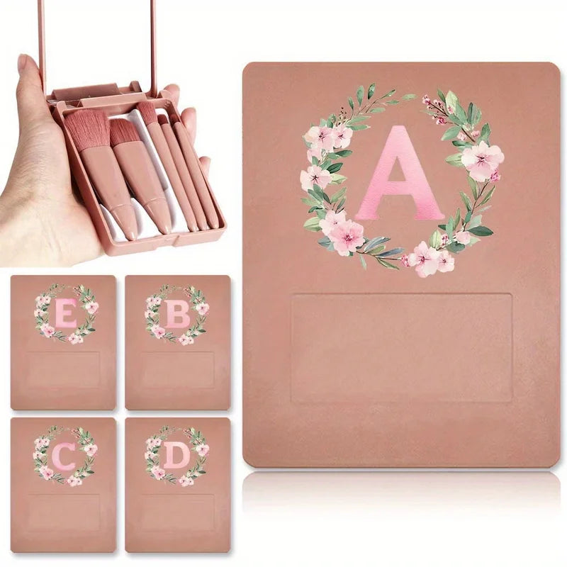 Multi-Functional Eye Makeup Brush Set with Mirror and Storage Box - Soft Hair Cosmetic Tools