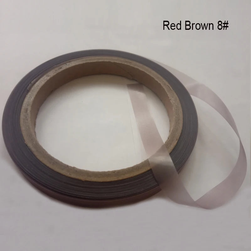 Hair Extension Tape Skin & Brown PU Glue Strips 1.0cm - Hair Extension Accessories