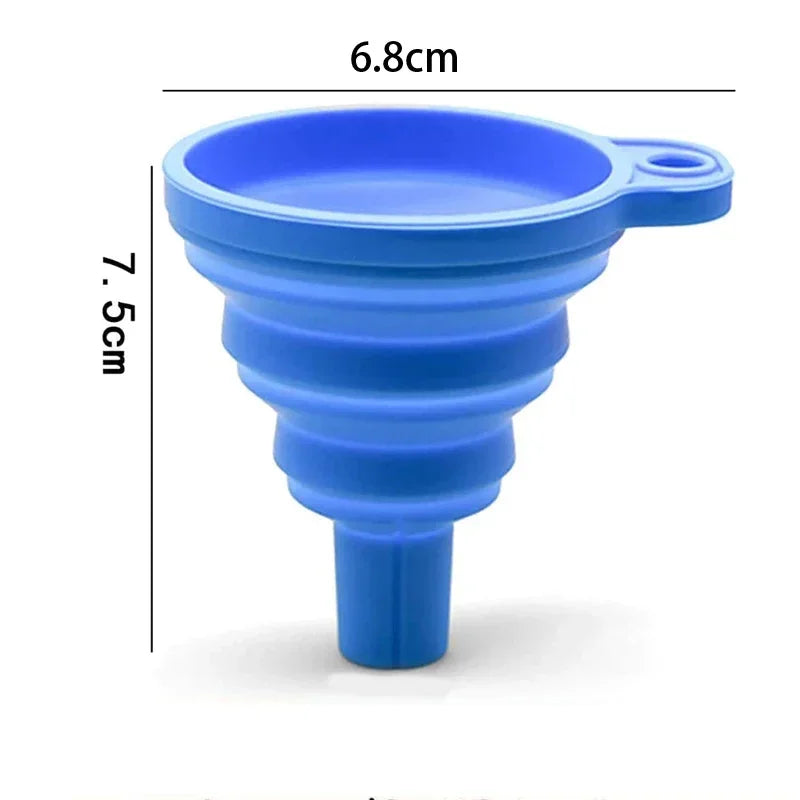 Silicone Collapsible Funnel Set - Foldable Kitchen & Household Gadgets