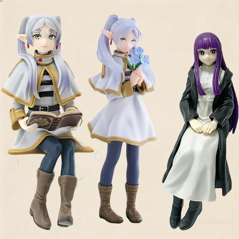 14cm Anime Girl Action Figure - Frieren Beyond Journey's End Noodle Stopper Collectible Model Toy