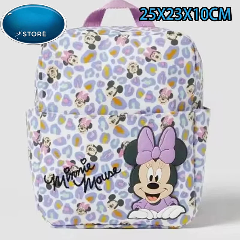 Cartoon Women's Large Capacity Backpack with Plush Mouse Duck Pattern for School & Travel