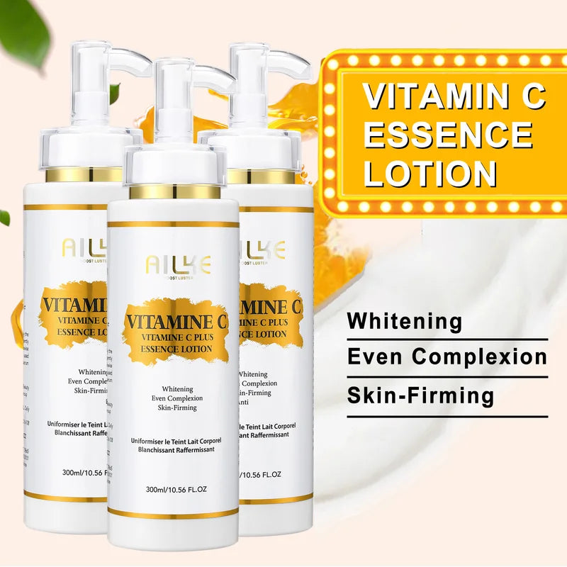 Lightening Body Cream with Vitamin C & Hyaluronic Acid - Hydrating Skin Tone Corrector