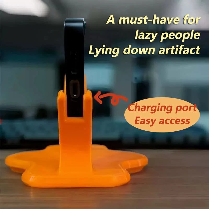 Bed Lazy Phone Stand for Side Lying - Stable Ergonomic Hands-Free Holder