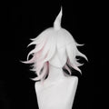 Pink White Gradient Cosplay Wig 37cm Short Synthetic Heat-Resistant Hair for Anime Costume