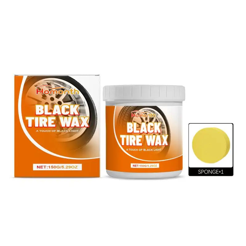 Car Tire Polish Wax - Glossy Long-Lasting Protective Coating for Wheels