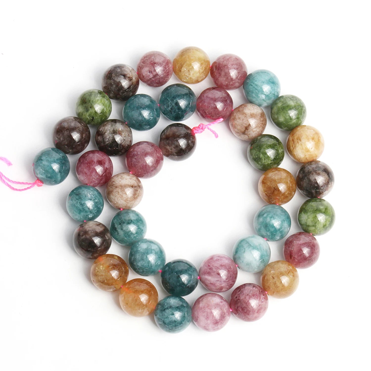 Natural Stone Sunstone Beads - 6/8/10mm Smooth Round Spacer Beads for Jewelry Making