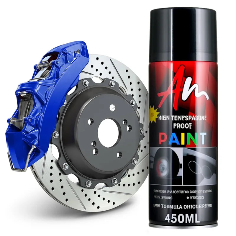 DIY Brake Caliper Spray Paint - High Temp Glossy Finish Aerosol Can