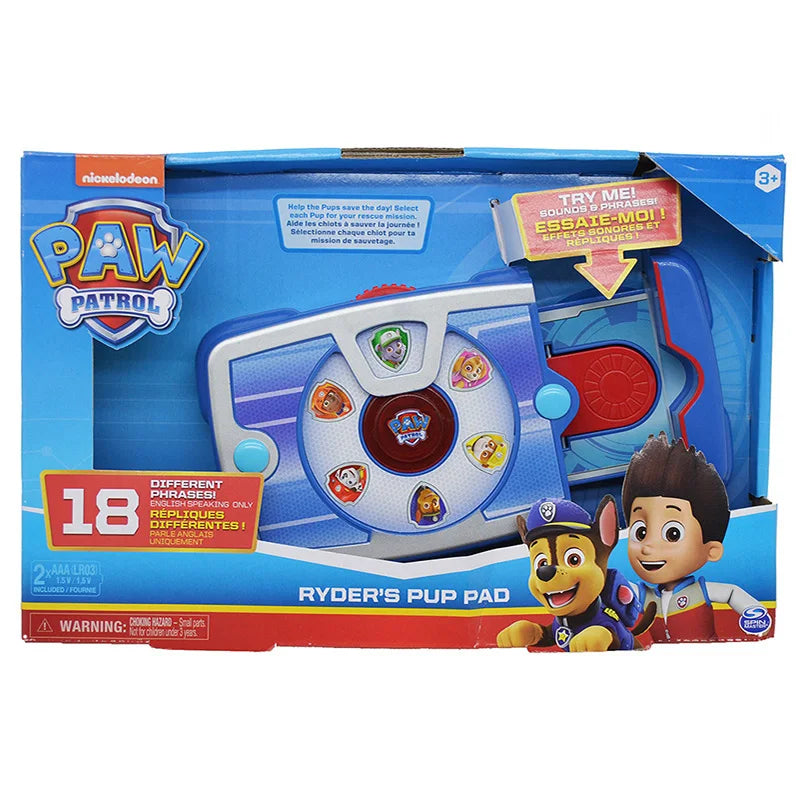 Kids Paw Patrol Ryder Pup Pad Tablet Playset with Sound - Rescue Mission Toy for Ages 3+