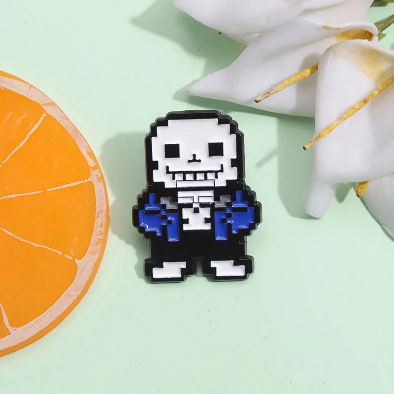 Sans Undertale Enamel Pin - Funny Game Character Brooch Lapel Backpack Badge