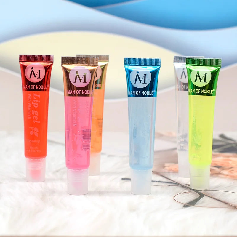 Fruity Flavor Lip Gloss Set Hydrating Moisturizing Lip Makeup 6 Colors Wholesale