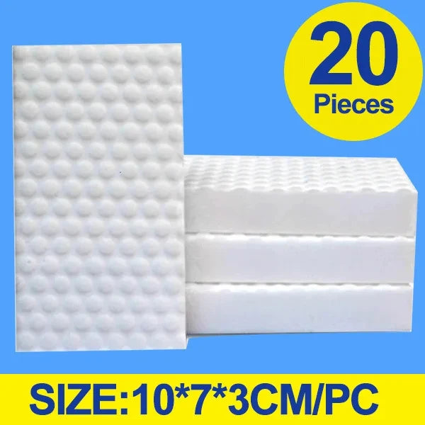 Multi-Function Melamine Sponge Cleaning Tools Set - Compressed Magic Sponges
