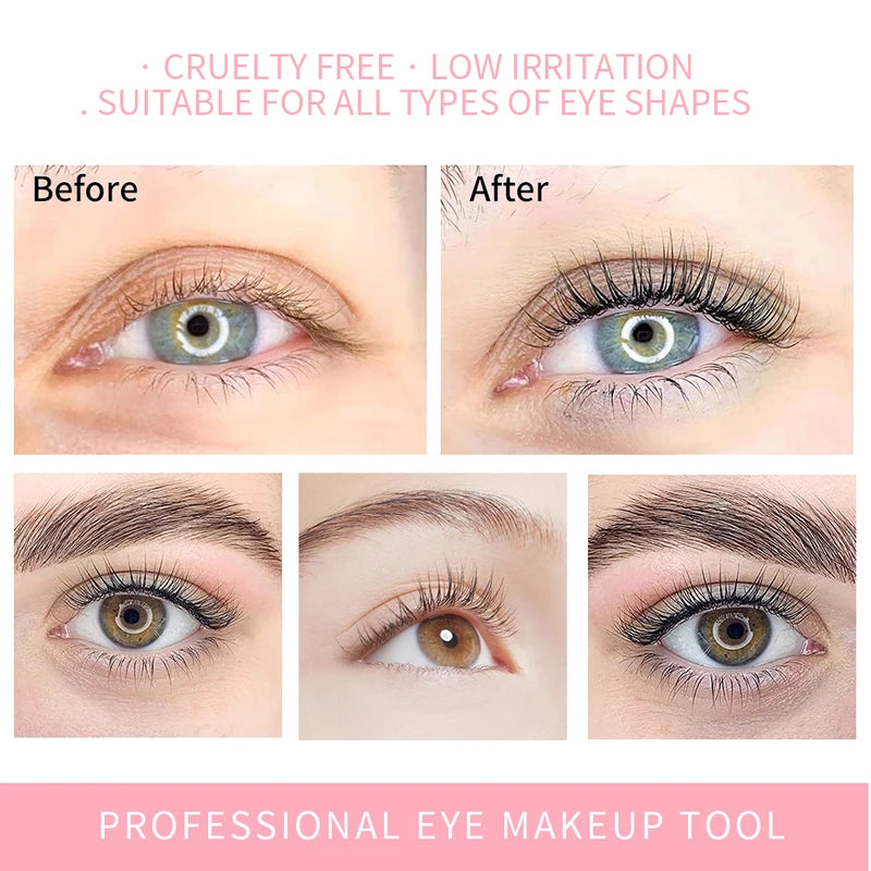 Lash Lift Kit 10 Pairs Eyelash Perming Solution for Professional & Home Use