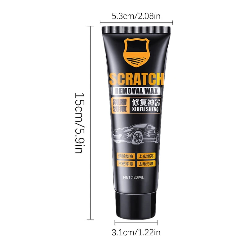 Car Scratch Repair Wax 120ml Multi-Purpose Paint Swirl Remover for Automotive Care
