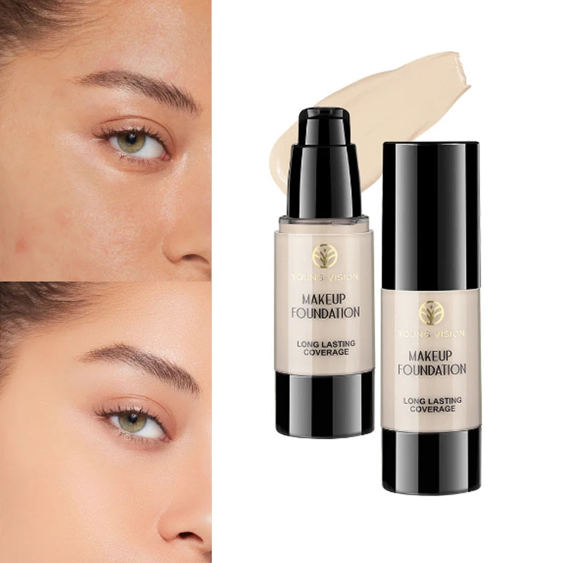 Long-Lasting Waterproof Face Makeup Foundation for Cosplay & Stage Use