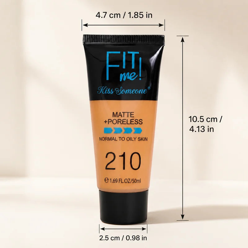 Full Coverage Foundation & Concealer for Black Women - Oil Control & Hydrating Makeup for Oily & Dry Skin