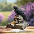 Gothic Crow Skull Acrylic Desktop Decoration Halloween Gift Home Office Decor