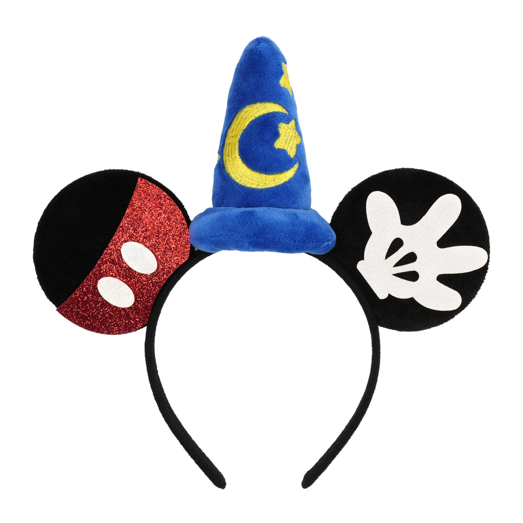 Kids Princess Headband with Minnie Mouse Ears and Star Crescent Design - Multiple Colors