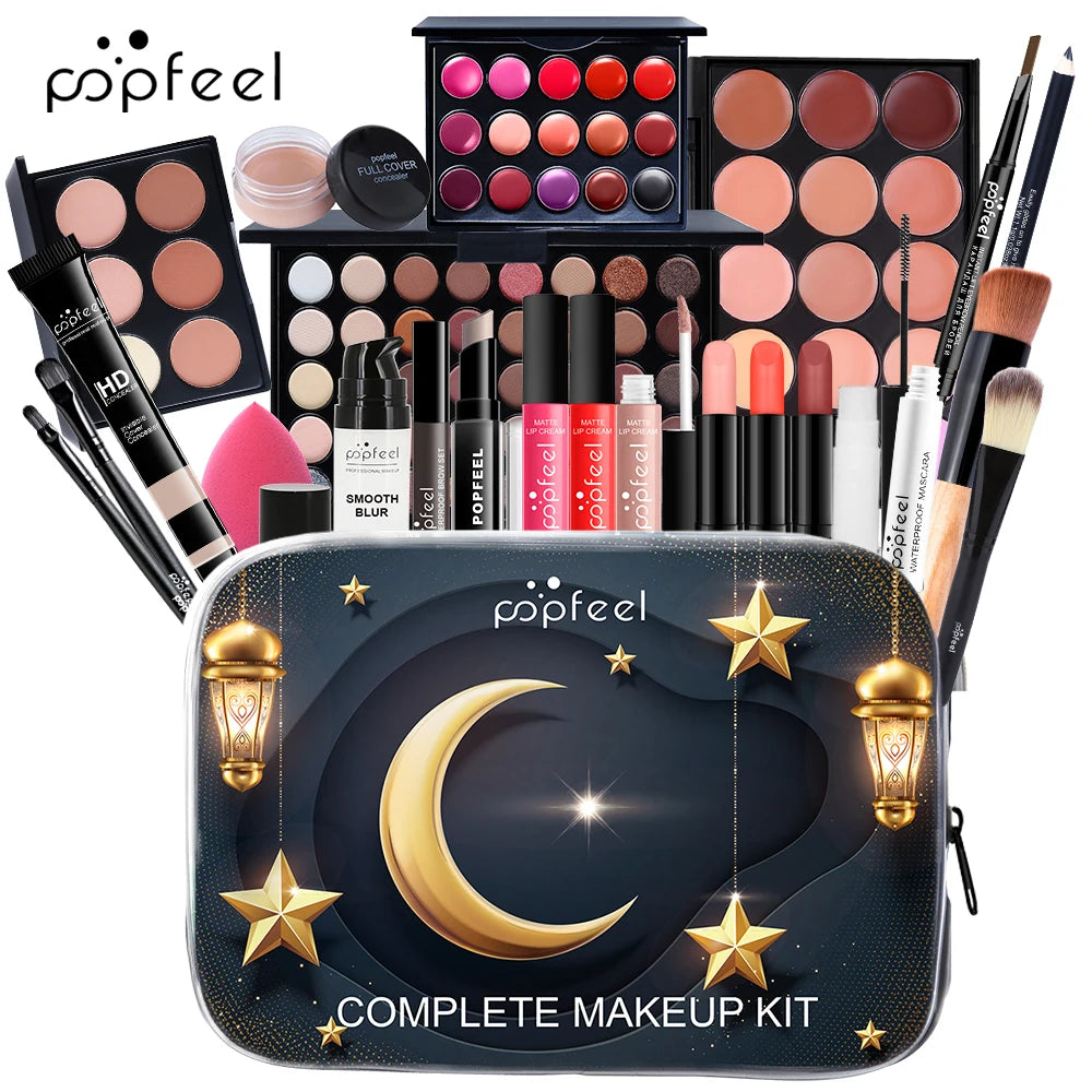 Festival Makeup Set 24-Piece Cosmetic Collection for Gifting & Daily Use