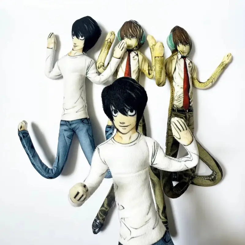 Anime Death Note L.Lawliet Cosplay Plush Doll Soft Room Decoration Halloween Mascot