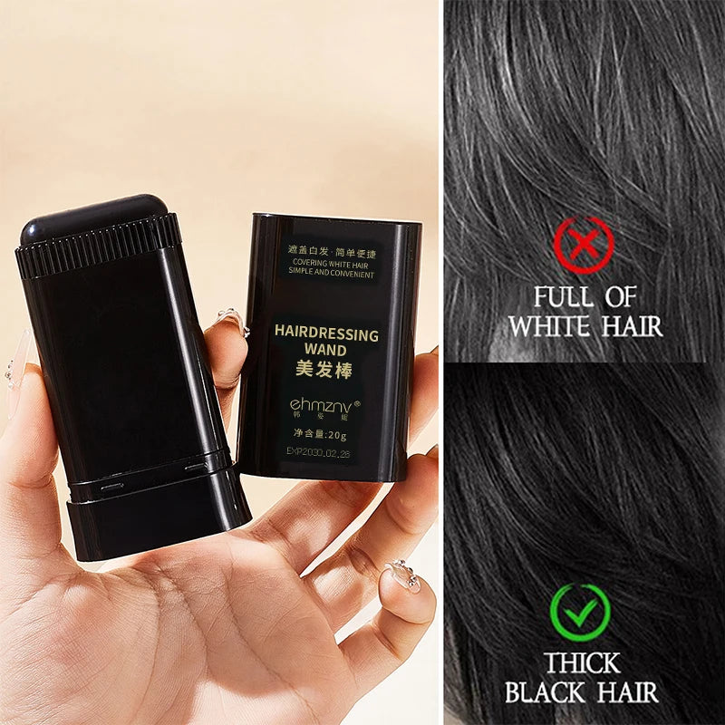 Hair Color Stick for Men & Women Hair Concealer Instant Gray Cover Applicator