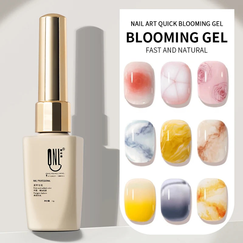 Clear Blooming Gel Polish 12ml UV LED Soak Off Nail Art Semi Permanent