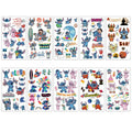 10pcs Cartoon Interstellar Baby Stitch Temporary Tattoo Stickers Halloween Party Body Art