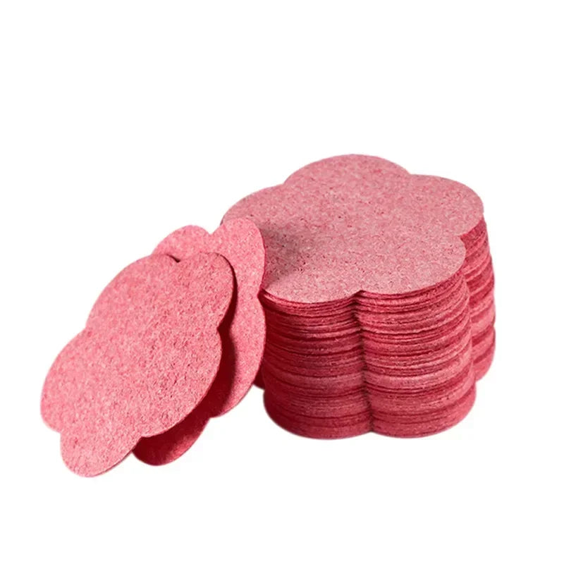 20PCS Natural Cellulose Face Cleaning Sponges for Exfoliating and Makeup Removal