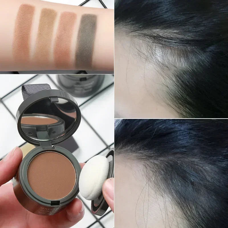 Hairline Powder for Grey Hair Root Coverage & Thickening - 2 Colors