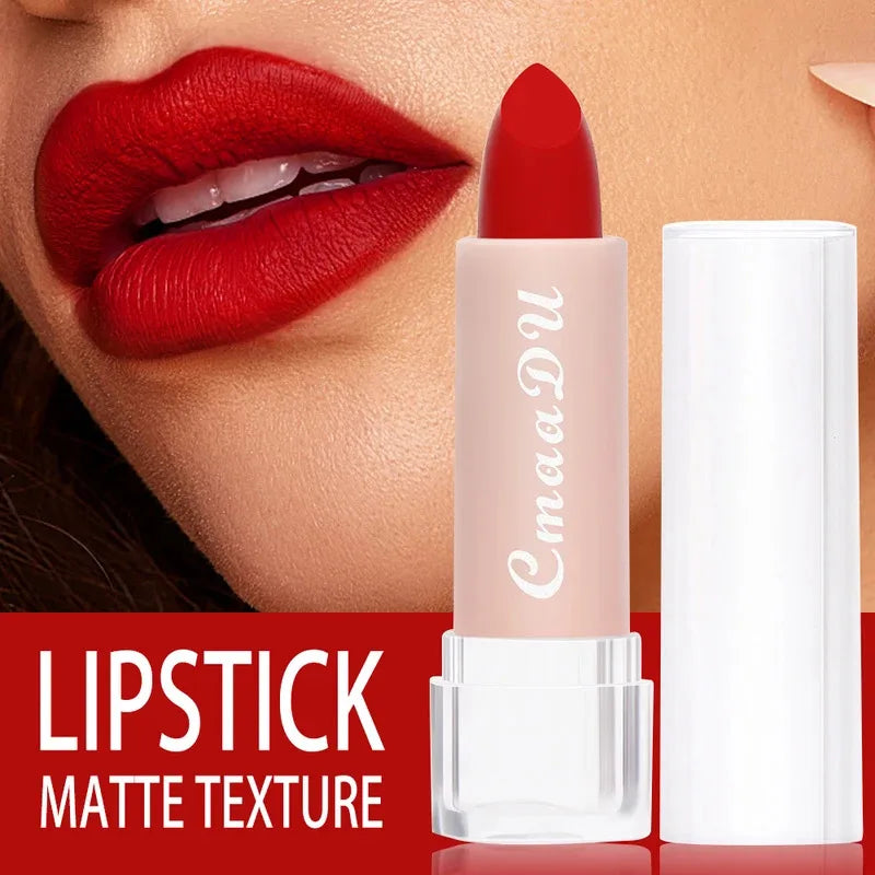 Matte Lipstick Set Long-Lasting Waterproof Lip Gloss Non-Stick Moisturizing