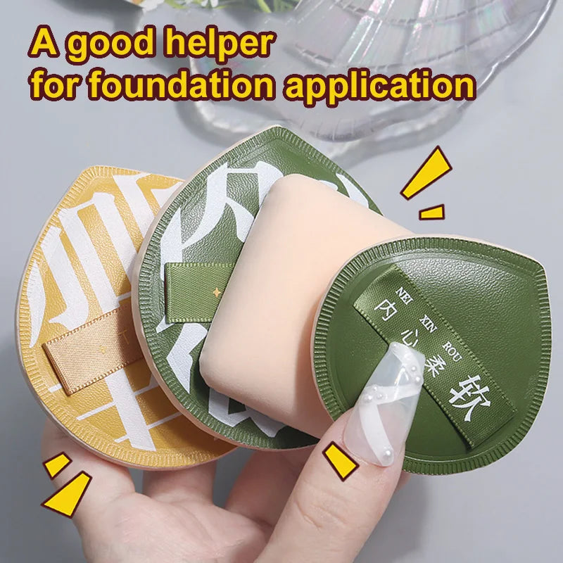 Ultra-Thick Makeup Sponge Puff Set for Foundation and Powder - Soft Face Cosmetic Tools