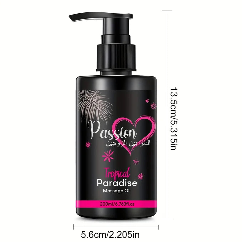 Body Massage Oil with Vitamins & Minerals - Nourishing & Moisturizing 200ml