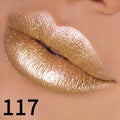 Hydrating Glitter Lipstick Set - 19 Vibrant Pearl Colors with Metallic Shine