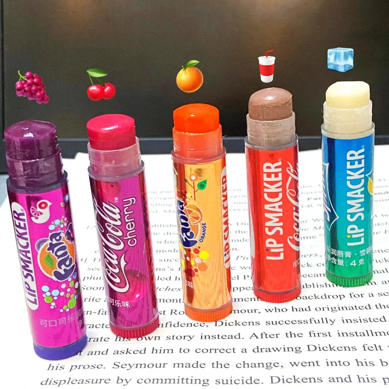 Long-Lasting Lip Balm Set - Colorful Moisturizing Lip Gloss for Winter & Christmas Gift