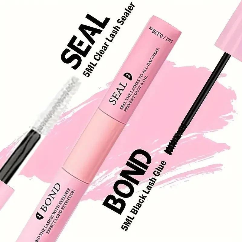 3 Pieces Adhesive and Sealing Eyelash Glue 2-in-1 for DIY False Eyelashes