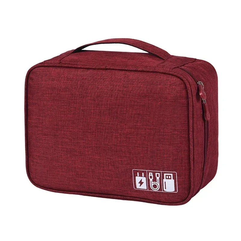 Multi-Functional Large Capacity Waterproof Digital Organizer Bag for Travel Accessories