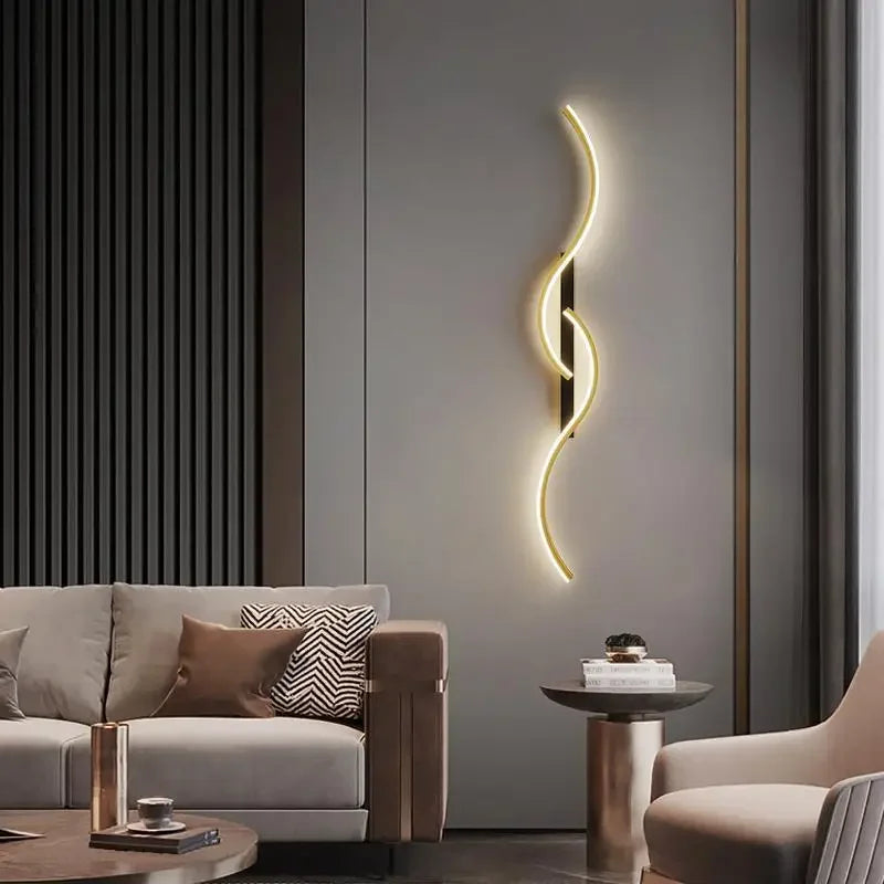 LED Minimalist Branch Wall Lamp for Living Room Bedroom Home Decor
