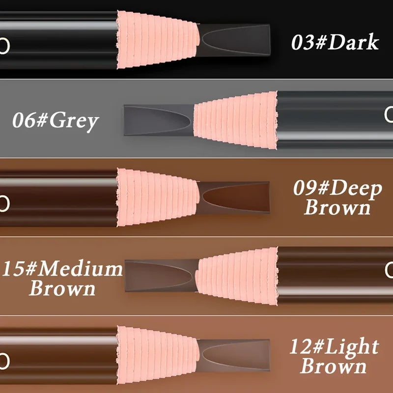 5pcs Microblading Eyebrow Pencil Set Waterproof Permanent Makeup Art Tint