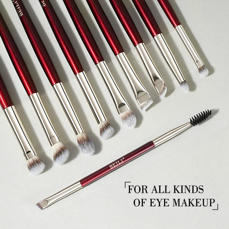 BEILI 15-Piece Professional Eyeshadow Makeup Brush Set