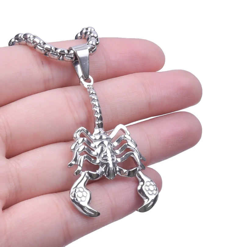 Stainless Steel Jewelry Chain Necklace with Cross Pendant for Women Men