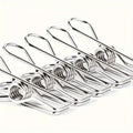 20pcs Stainless Steel Clothes Pins - Durable Multi-Purpose Laundry & Home Clips
