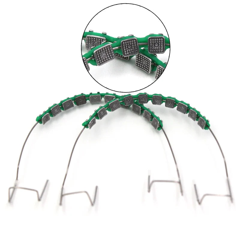 Removable Fake Braces for Teeth - Dental Jewelry for Cosplay & Parties
