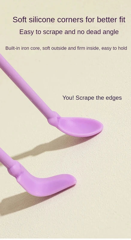 Silicone Empty Bottle Scraper Set - Foundation & Makeup Last-Residue Remover